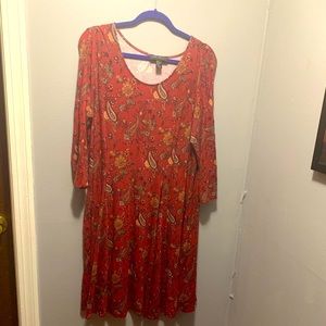 Forever 21 size 2x paisley print dress
